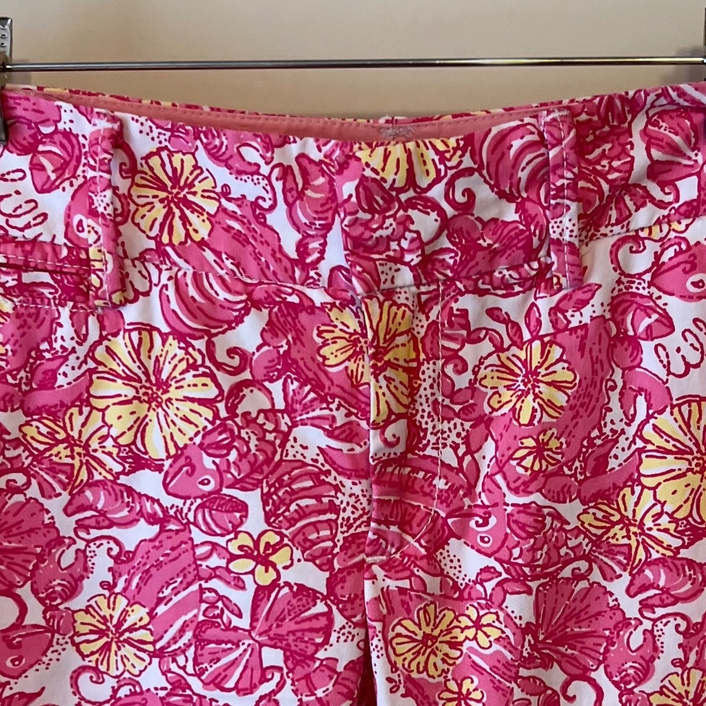 Lilly Pulitzer "Whitney" Pants (roll up) size 4 - Picture 2 of 14
